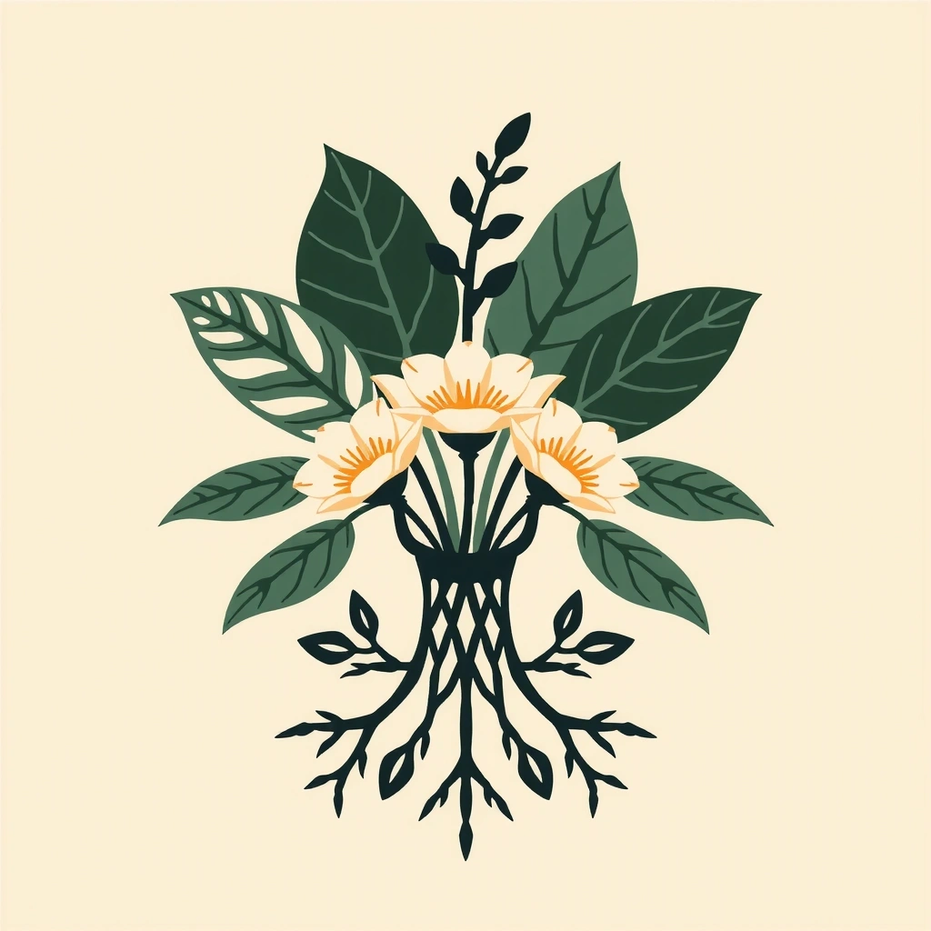 Icona di estratti vegetali